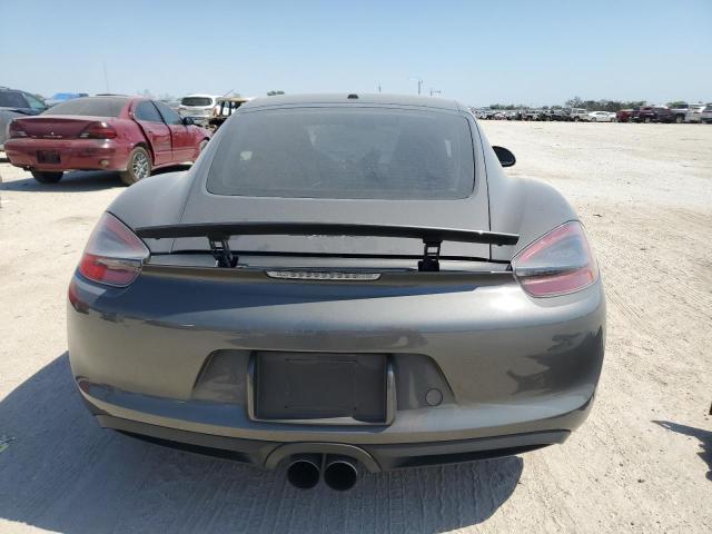 WP0AB2A88FK183837 - 2015 PORSCHE CAYMAN S GRAY photo 6