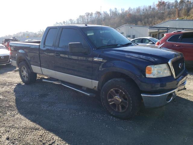 1FTPX14V38FB99639 - 2008 FORD F150 BLUE photo 4