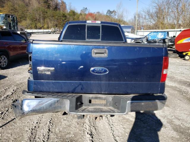 1FTPX14V38FB99639 - 2008 FORD F150 BLUE photo 6