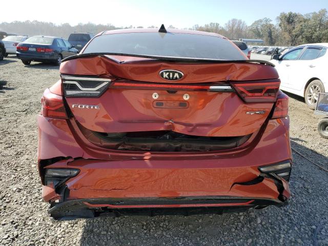 3KPF34AD8ME276661 - 2021 KIA FORTE GT LINE ORANGE photo 6