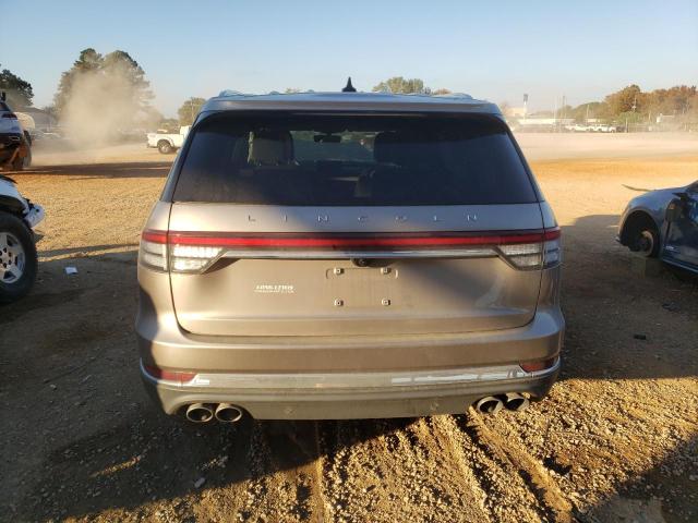 5LM5J7WC5MGL14424 - 2021 LINCOLN AVIATOR RESERVE BROWN photo 6