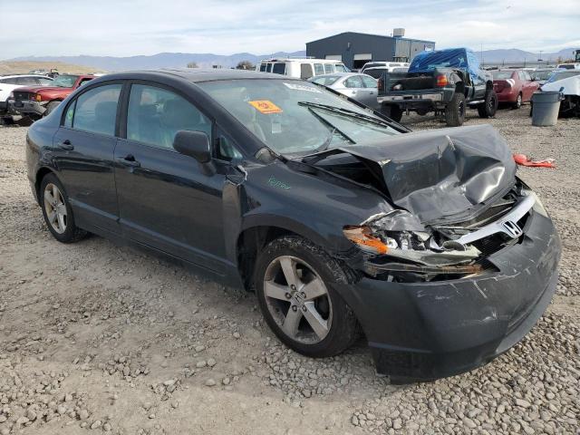 1HGFA16998L064116 - 2008 HONDA CIVIC EXL BLACK photo 4