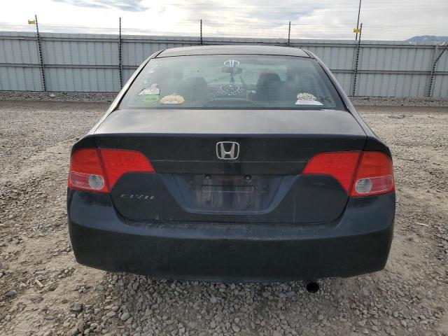 1HGFA16998L064116 - 2008 HONDA CIVIC EXL BLACK photo 6