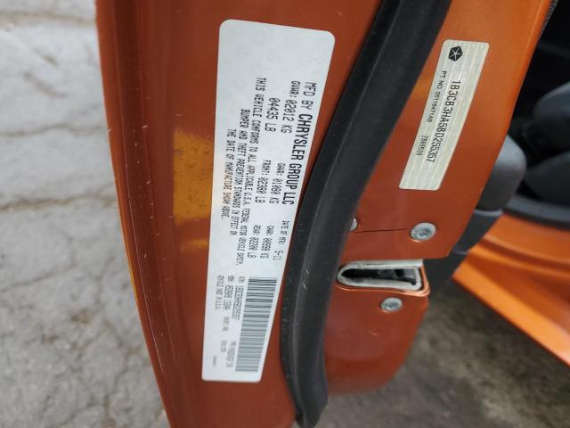 1B3CB3HA5BD255357 - 2011 DODGE CALIBER MAINSTREET ORANGE photo 12