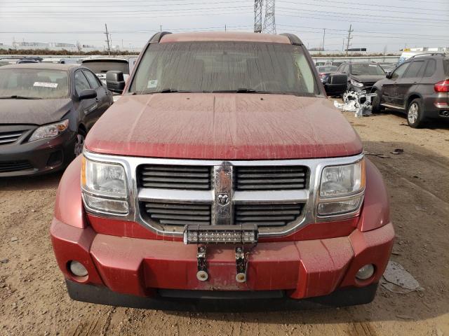 1D8GU28K78W105133 - 2008 DODGE NITRO SXT RED photo 5