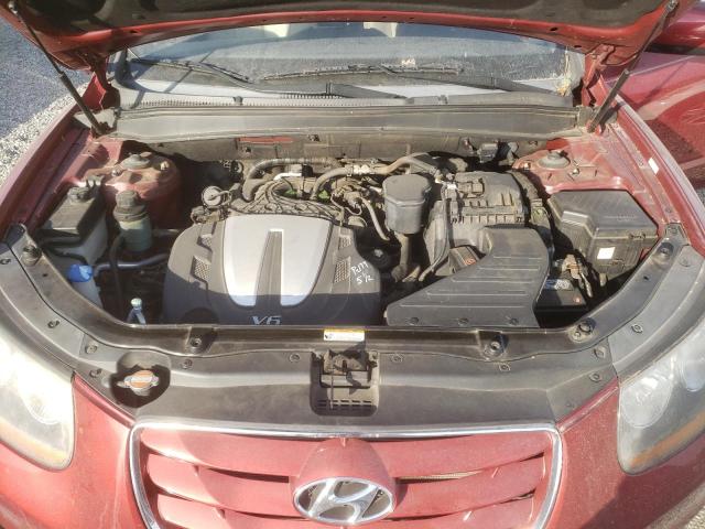 5NMSK4AG5AH335164 - 2010 HYUNDAI SANTA FE LIMITED RED photo 11