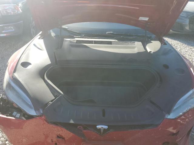 5YJSA1E64NF459761 - 2022 TESLA MODEL S RED photo 11