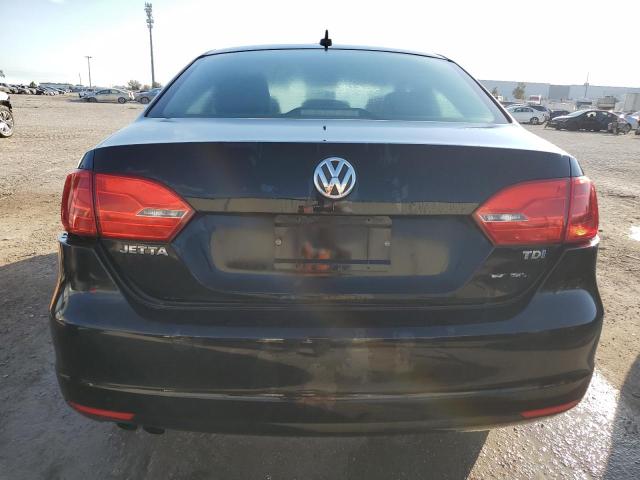 3VWLL7AJ3DM414135 - 2013 VOLKSWAGEN JETTA TDI BLACK photo 6