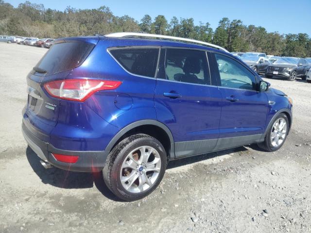 1FMCU0JX7EUA28208 - 2014 FORD ESCAPE TITANIUM BLUE photo 3