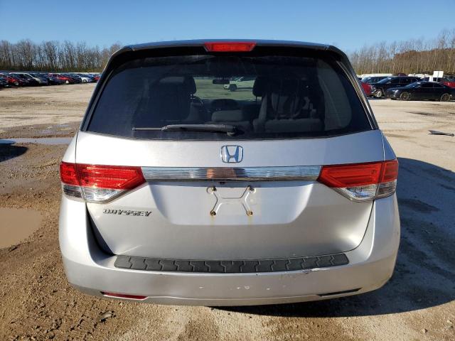 5FNRL5H23EB001122 - 2014 HONDA ODYSSEY LX SILVER photo 6