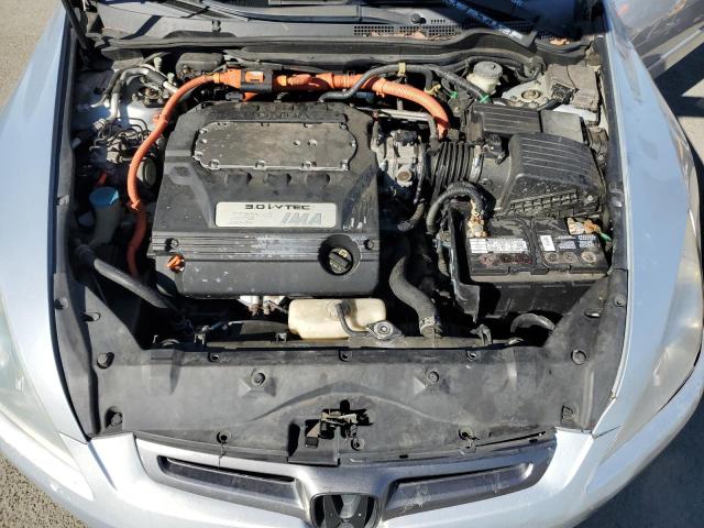 JHMCN364X5C005494 - 2005 HONDA ACCORD HYBRID SILVER photo 11