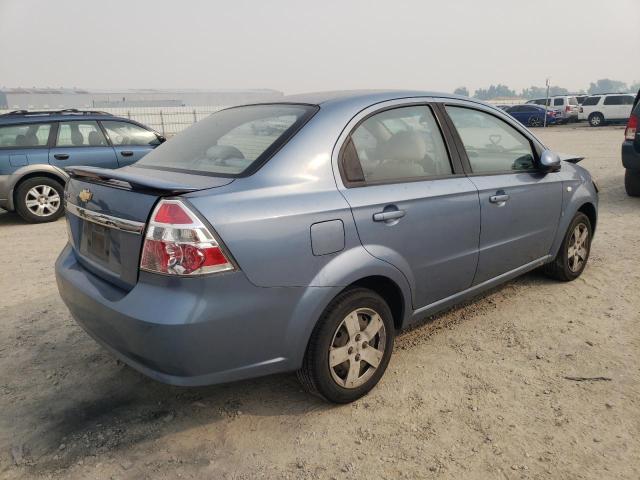 KL1TD56667B174431 - 2007 CHEVROLET AVEO BASE Mavi foto 3