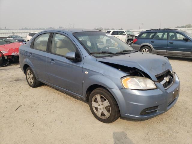 KL1TD56667B174431 - 2007 CHEVROLET AVEO BASE Mavi foto 4
