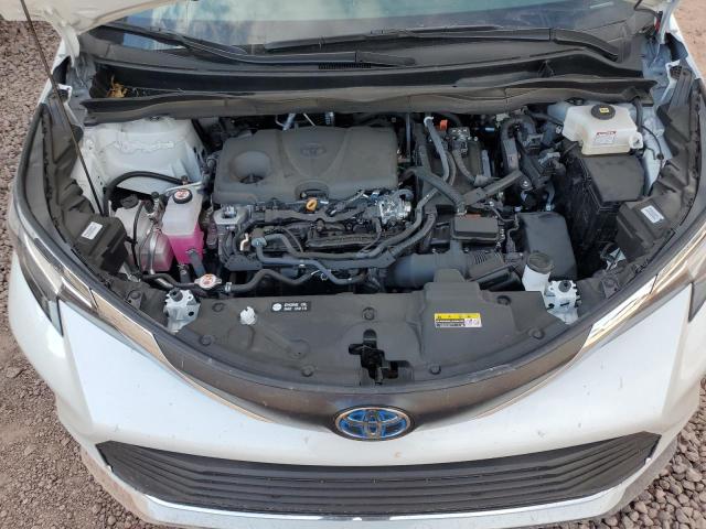 5TDYRKEC6PS175822 - 2023 TOYOTA SIENNA XLE WHITE photo 12