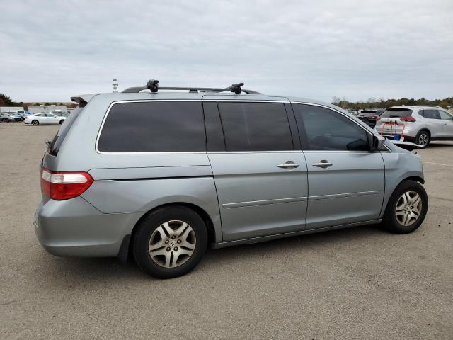 5FNRL38417B107285 - 2007 HONDA ODYSSEY EX BLUE photo 3