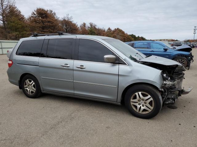 5FNRL38417B107285 - 2007 HONDA ODYSSEY EX BLUE photo 4