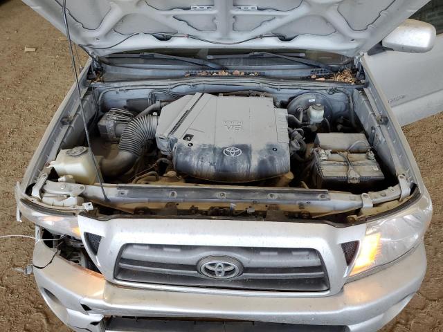 5TETU4GN3AZ744672 - 2010 TOYOTA TACOMA PRERUNNER ACCESS CAB SILVER photo 11
