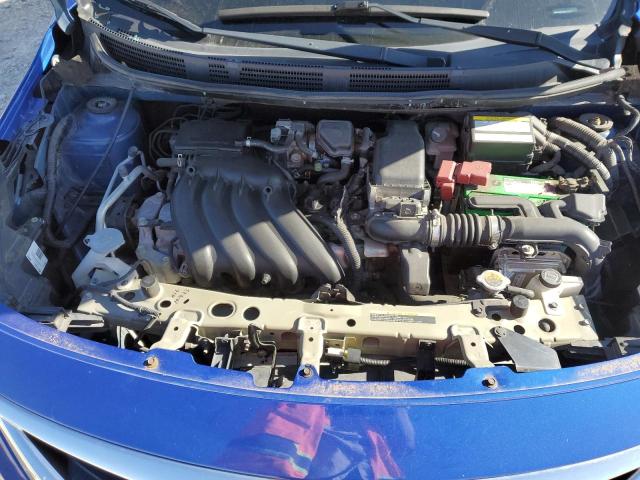 3N1CN7AP9FL802788 - 2015 NISSAN VERSA S BLUE photo 11