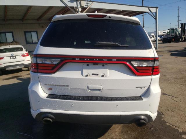 1C4SDJGJ0KC806827 - 2019 DODGE DURANGO SRT WHITE photo 6