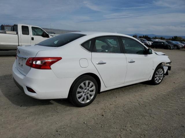 3N1AB7AP0JY272819 - 2018 NISSAN SENTRA S WHITE photo 3