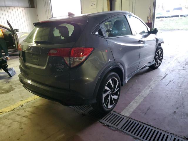 3CZRU6H16KM730002 - 2019 HONDA HR-V SPORT GRAY photo 3