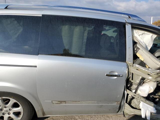 5N1BV28U28N110944 - 2008 NISSAN QUEST S SILVER photo 10