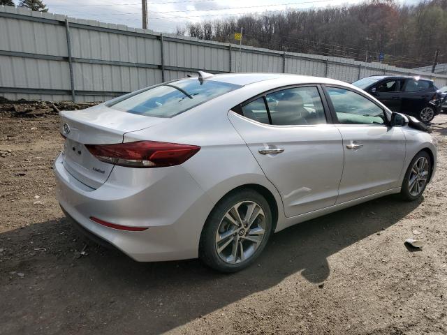 KMHD84LF5HU105490 - 2017 HYUNDAI ELANTRA SE SILVER photo 3