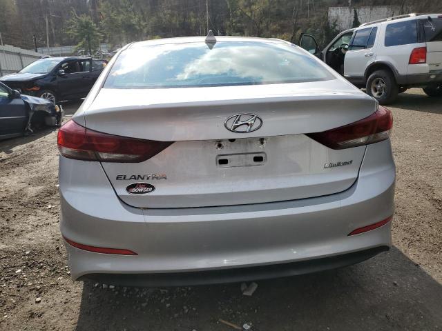 KMHD84LF5HU105490 - 2017 HYUNDAI ELANTRA SE SILVER photo 6