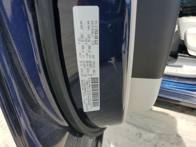 2C4RC1EG7HR543499 - 2017 CHRYSLER PACIFICA TOURING L PLUS BLUE photo 14