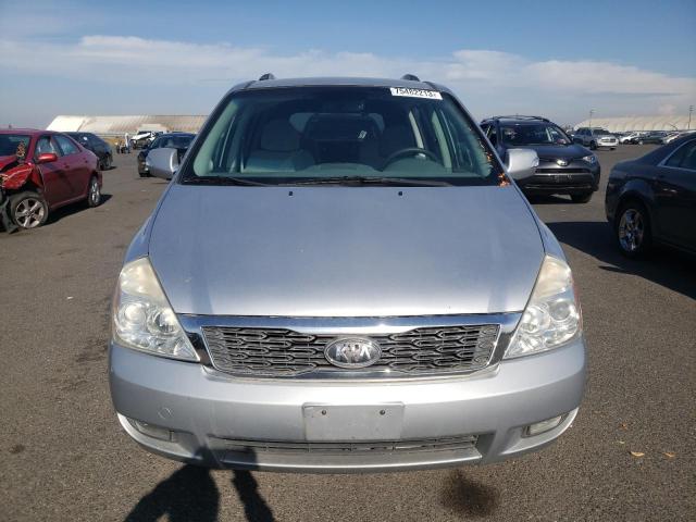 KNDMH4C74B6396864 - 2011 KIA SEDONA EX SILVER photo 5