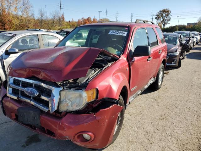 1FMCU93118KD40411 - 2008 FORD ESCAPE XLT RED photo 1