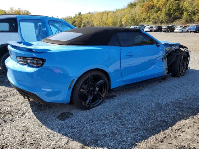 1G1FF3D76P0150456 - 2023 CHEVROLET CAMARO LT1 BLUE photo 3