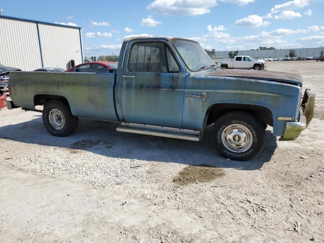 1GCDR14H8HF356329 - 1987 CHEVROLET R10 BLUE photo 4