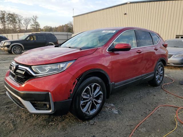 2HKRW1H54MH417349 - 2021 HONDA CR-V EX RED photo 1