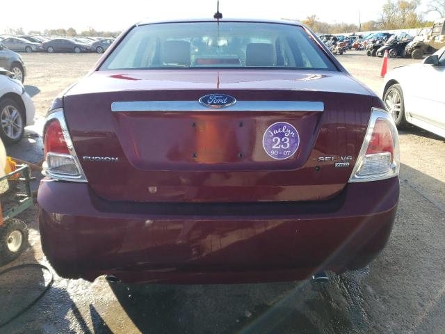 3FAHP02137R272711 - 2007 FORD FUSION SEL MAROON photo 6