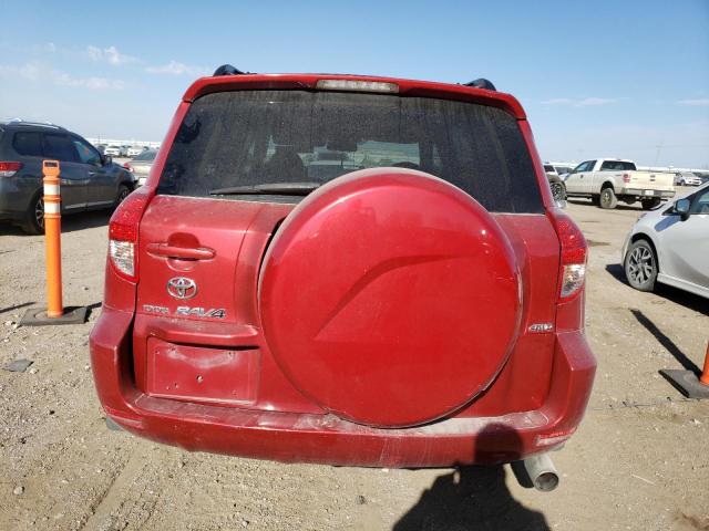 JTMBK31V976021046 - 2007 TOYOTA RAV4 LIMITED RED photo 6