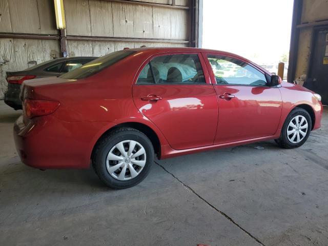 1NXBU4EE9AZ233065 - 2010 TOYOTA COROLLA BASE RED photo 3