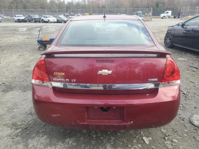 2G1WT57K791112858 - 2009 CHEVROLET IMPALA 1LT RED photo 6