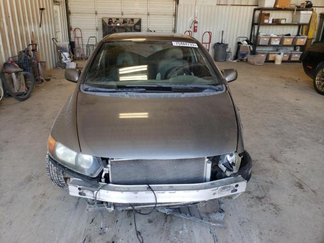 2HGFG12948H521075 - 2008 HONDA CIVIC EXL GRAY photo 5