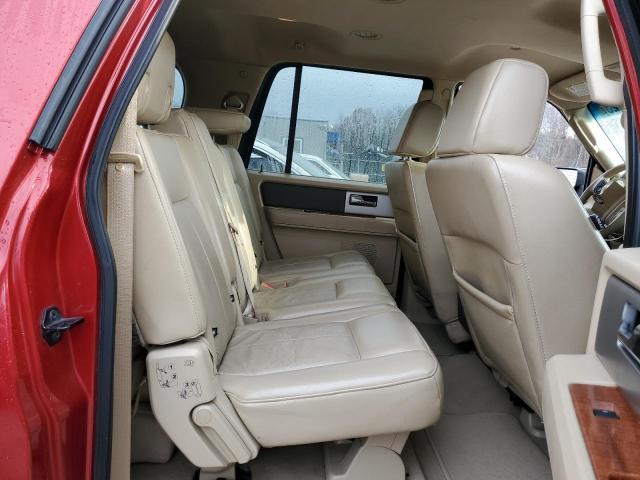 1FMFK18548LA73839 - 2008 FORD EXPEDITION EL EDDIE BAUER RED photo 11