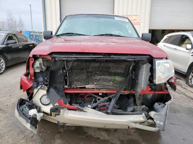 1FMFK18548LA73839 - 2008 FORD EXPEDITION EL EDDIE BAUER RED photo 5