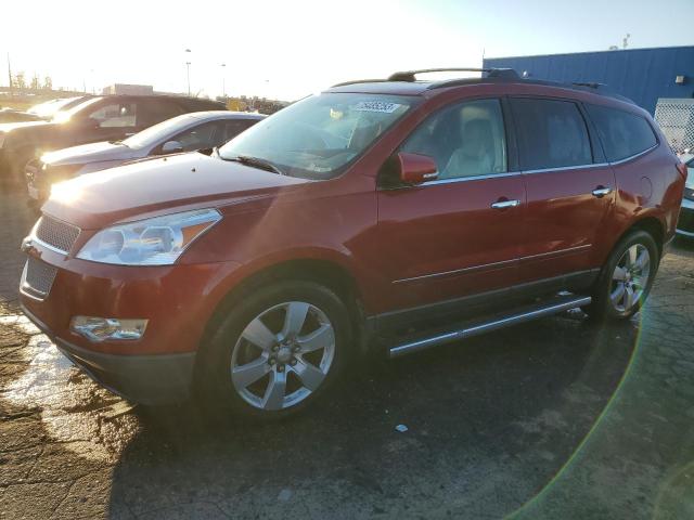 1GNKRLED3CJ424337 - 2012 CHEVROLET TRAVERSE LTZ RED photo 1