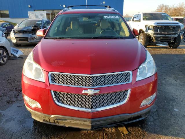 1GNKRLED3CJ424337 - 2012 CHEVROLET TRAVERSE LTZ RED photo 5