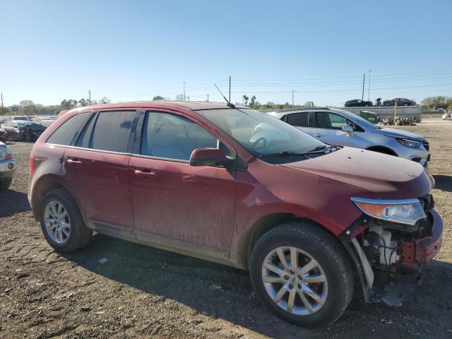 2FMDK4JC5EBA09340 - 2014 FORD EDGE SEL RED photo 4