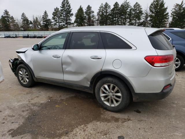 5XYPGDA51JG343133 - 2018 KIA SORENTO LX SILVER photo 2