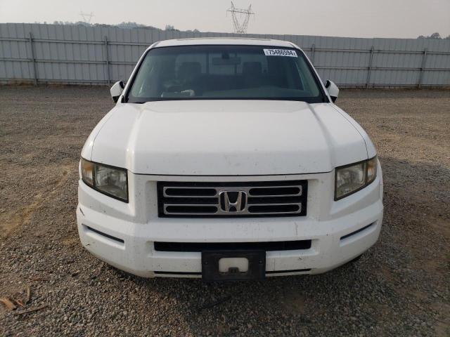 2HJYK16536H550914 - 2006 HONDA RIDGELINE RTL WHITE photo 5