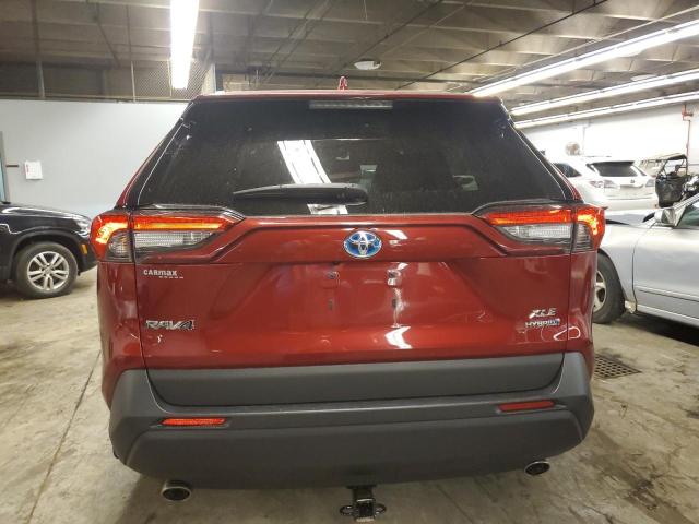 2T3RWRFV3LW090323 - 2020 TOYOTA RAV4 XLE RED photo 6