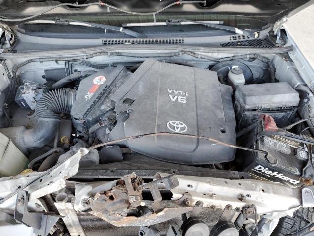 5TEJU62NX8Z558700 - 2008 TOYOTA TACOMA DOUBLE CAB PRERUNNER SILVER photo 11