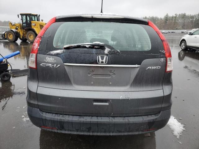 2HKRM4H33EH726933 - 2014 HONDA CR-V LX GRAY photo 6