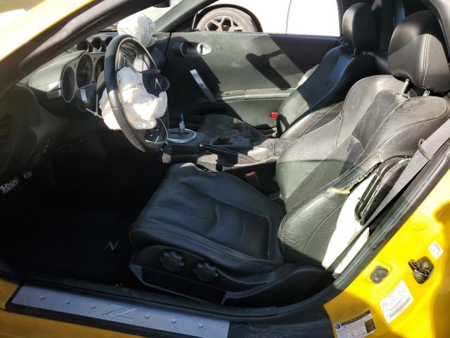 JN1AZ36A85M750728 - 2005 NISSAN 350Z ROADSTER YELLOW photo 7